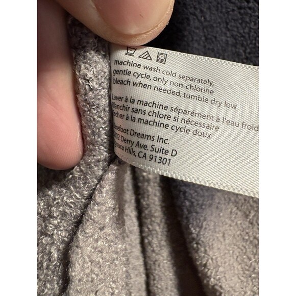 Barefoot Dreams Ombre CozyChic Lite Knit Island Wrap Cardigan Draped Front S/M - Picture 4 of 6